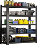 72''H Garage Shelving Heavy Duty, 3000LBS Storage Shelves, 5-Tier Adjustable by Qxdyt