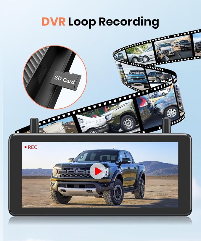 AUTO-VOX 2 Solar Wireless Backup Camera System - Image 7
