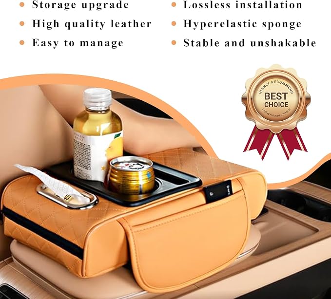 Car arm Rest Cover Pad, 5-in-1 Center Console Cover - Image 7