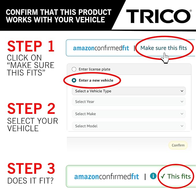 TRICO Diamond™ 24 Inch & 20 inch pack of 2 High Performance Automotive - Image 2