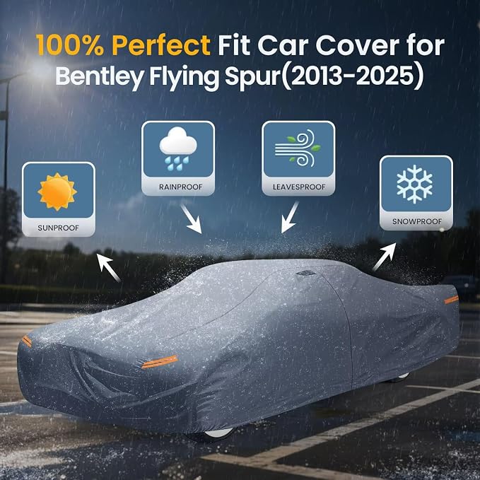 Waterproof Bentley Flying Spur Car Cover - Image 3