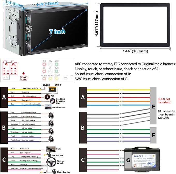 QLED Double Din Car Stereo - Image 6