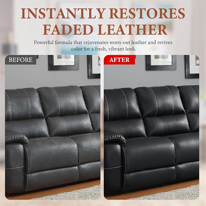 Leather Recoloring Balm Leather Color Restorer Scratch Repair Leather Paint - Image 3