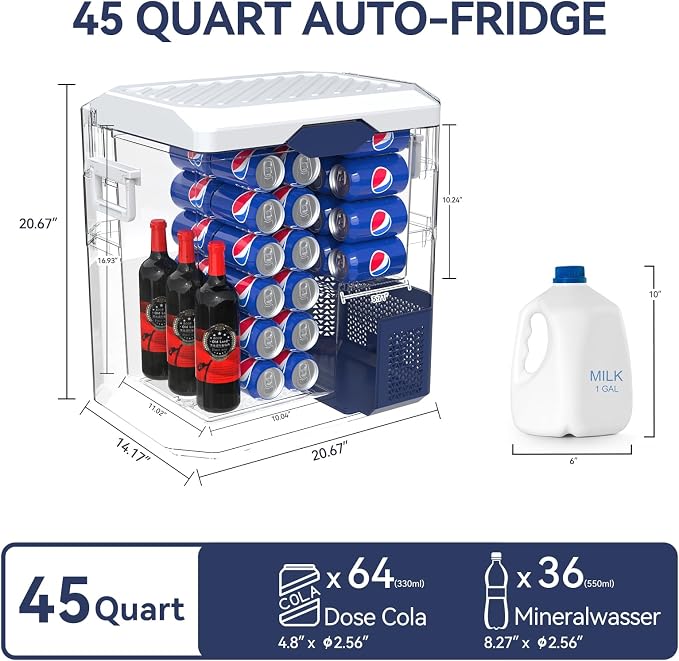 Car Fridge Portable 12V Refrigerator 45 Quart 12 Volt Freezer Compressor Cooler - Image 4