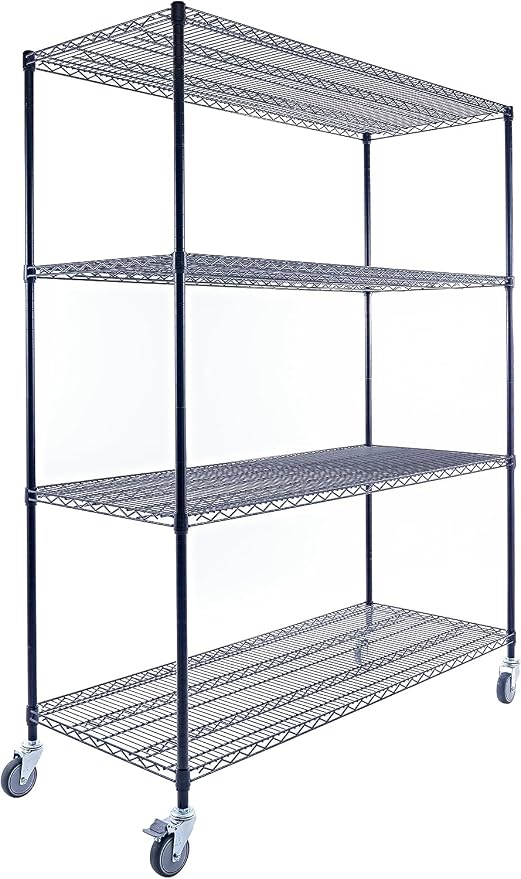 60"x24"x72" Premium Metal Steel 4-Tier Wire Shelving NSF 3200 LBS MAX Capacity - Image 4