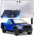 Windshield Sun Shade Umbrella: for Ford F150-2015-2023 2024 2025 by HIMUMOY