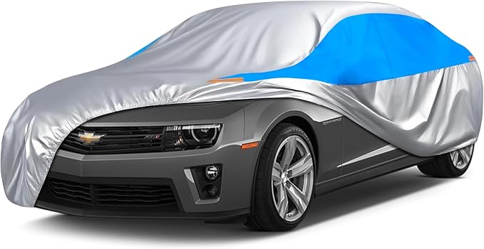 MORNYRAY Waterproof Car Cover All Weather Snowproof UV Protection Windproof by MORNYRAY