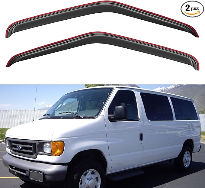 in-Channel Window Visors Rain Guards by YQAUTEC