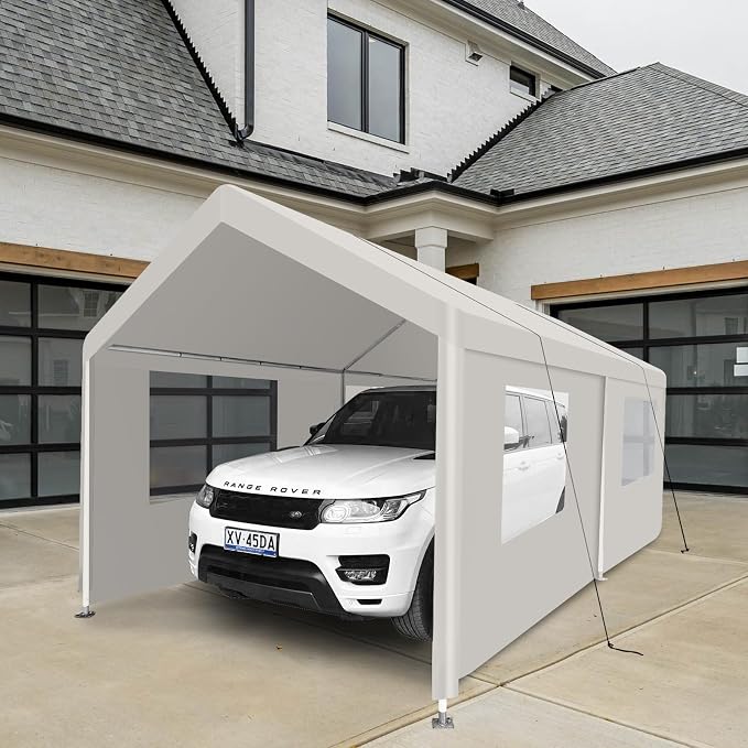 Car Canopy Portable Garage Duty Carport - Image 2