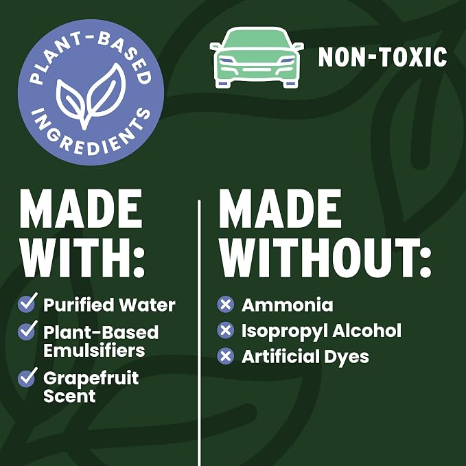 Interior Cleaner, All-Purpose Car Cleaning Spray, Natural Grapefruit Scent - Image 7