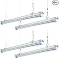 T8 LED Shop Lights 4FT, 4 Pack 60W 9600LM 6000K Daylight White, Linkable by Unknown