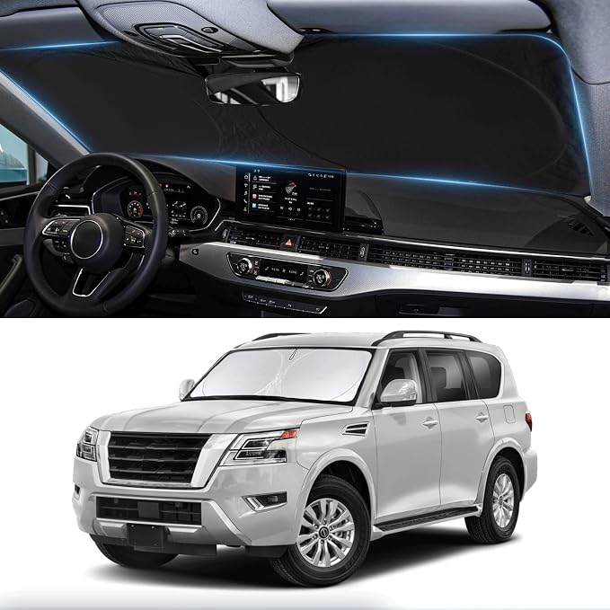 Custom Fit Armada Windshield Sunshade by INSAUTO