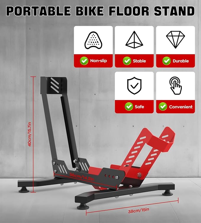 Bike Stand Floor, Portable Bike Rack - Image 3