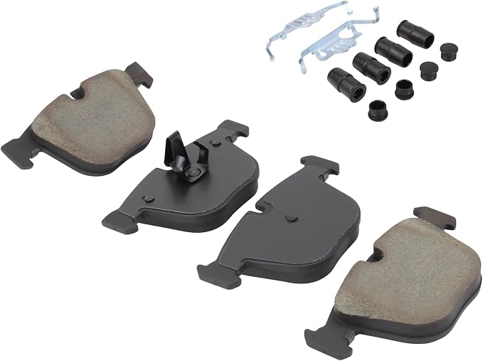 Premium Semi-Metallic Rear Brake Pads Compatible - Image 2