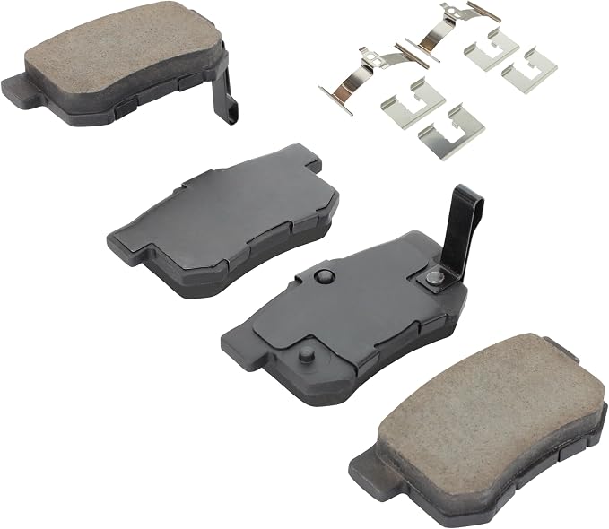 Premium Ceramic Rear Brake Pads Compatible - Image 2