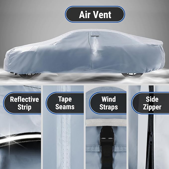 iCarCover Fits 1973-1977 Oldsmobile Cutlass Supreme Car Cover Automobiles - Image 5