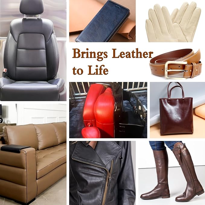 Leather Stains and Dye Liquid Red Recoloring Balm Dashboard Fabric Sneaker - Image 4
