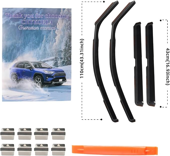 in Channel Rain Guards Fit for 2015-2020 Ford F150 Super Cab, 17-20 F150 Raptor - Image 6