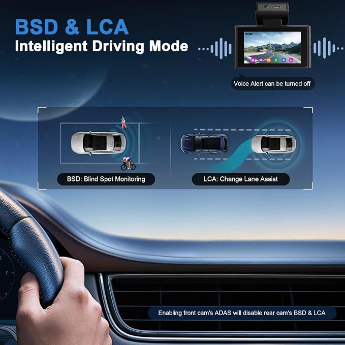 Dash Cam, 4K Dash Cam Front and Rear - Image 4