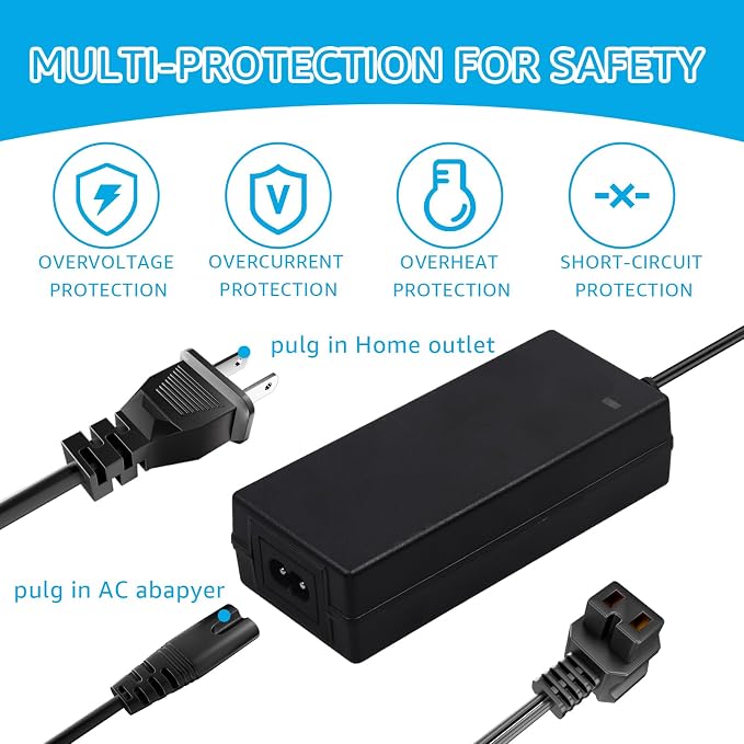 Car Refrigerator Power Adapter.AC/DC AC Power Cord Suitable - Image 4