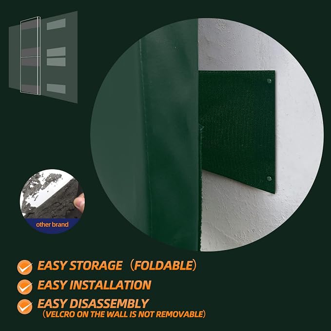 PROGOAL 2"/4" Thick Foam Protection Wall Pad，Gym Basketball-Court - Image 6