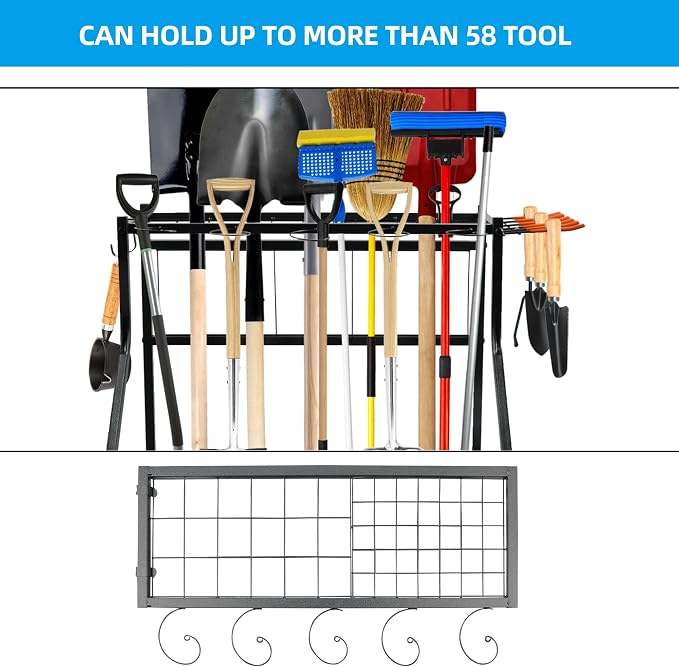 Garden Tool Organizer for Garage, Tool Organizers and Storage，Garden Tool Rack - Image 4