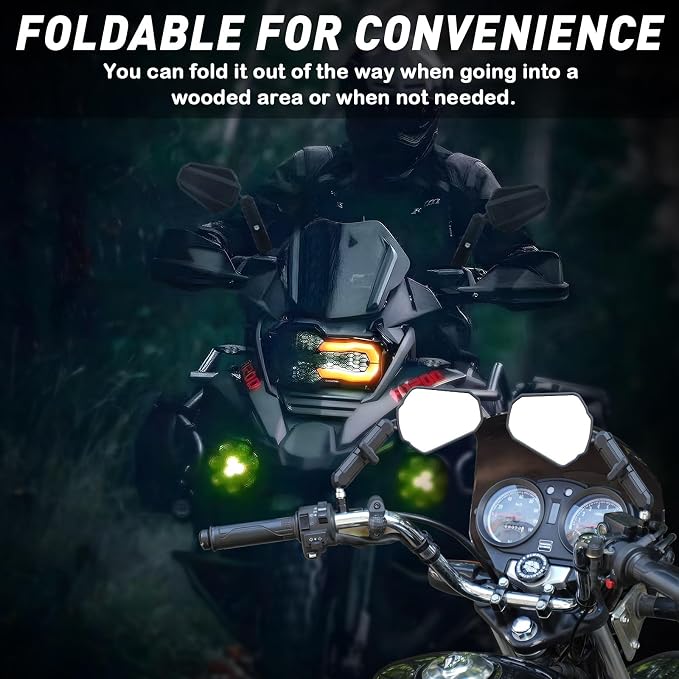 Motorcycle Mirrors, ATV Rear View Mirror - Image 2