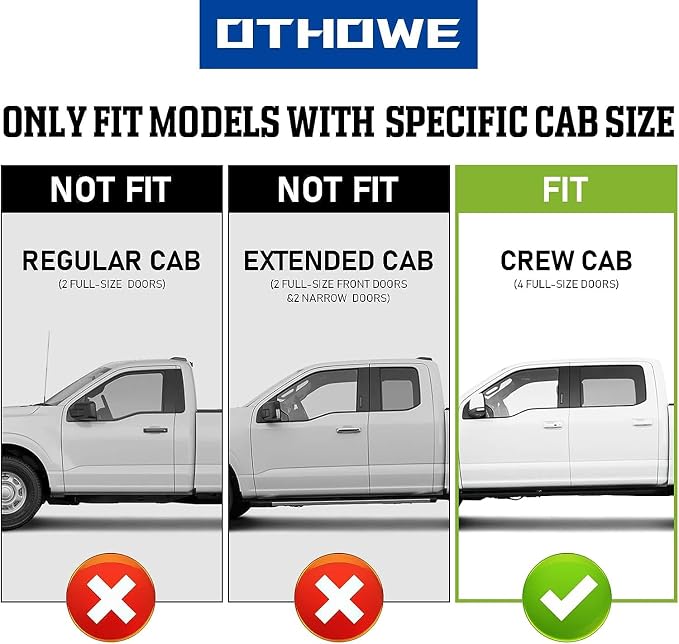 3.5 Inch Oval Tube Bar Running Boards Compatible - Image 4