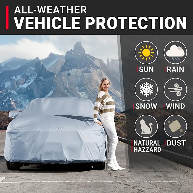 iCarCover Premium Car Cover for 2012-2021 Chevy Sonic Hatchback Heavy Duty - Image 2