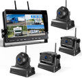 Magnetic Wireless Backup Camera: 10" HD 1080P DVR Monitor by ZEROXCLUB