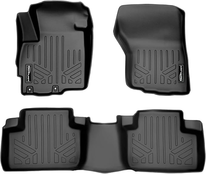 SMARTLINER Custom Fit Floor Mats 2 Row Liner Set Compatible by SMARTLINER-USA