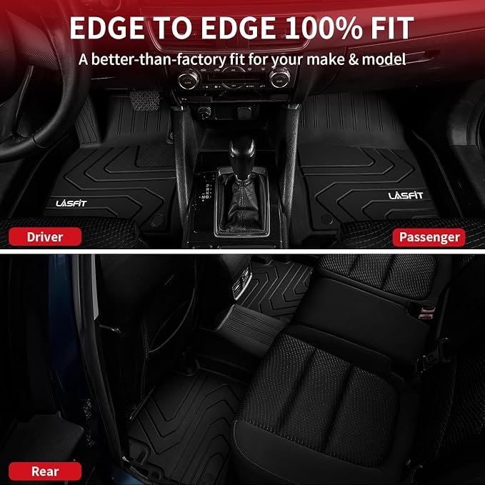 LASFIT Floor Mats Fit for Mazda CX5 2025 2024 2023 2022 2021 2020 2019 2018 - Image 5