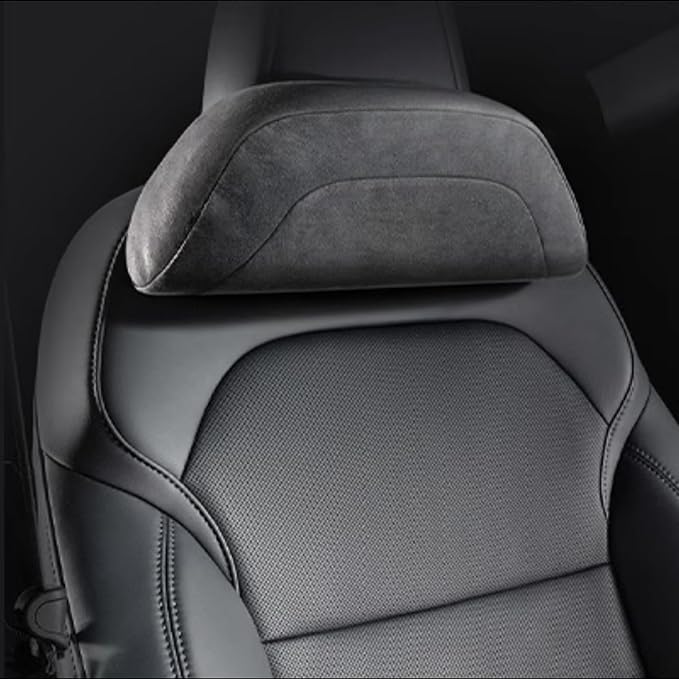 Car Headrest Pillow for Driving, Softness Ergonomic Design Universal Travel by topabyte