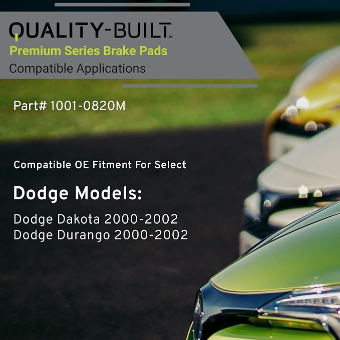 Premium Semi-Metallic Front Brake Pads Compatible - Image 3