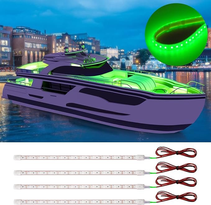Boat Led Strip Light, 12V Waterproof Marine Boat Interior Courtesy Deck by DUOFU365