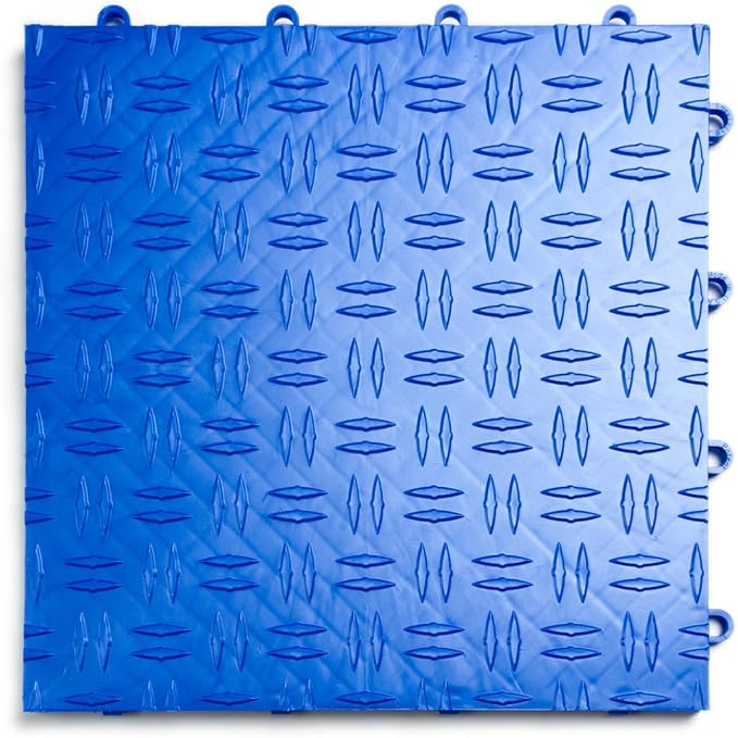 Big Floors GarageTrac Diamond, Interlocking Non-Slip Garage Flooring Tile by BigFloors