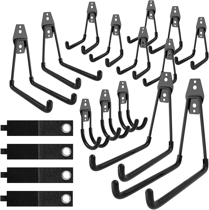 QcoQce 18 Pack Extension Cord Hooks by QcoQce