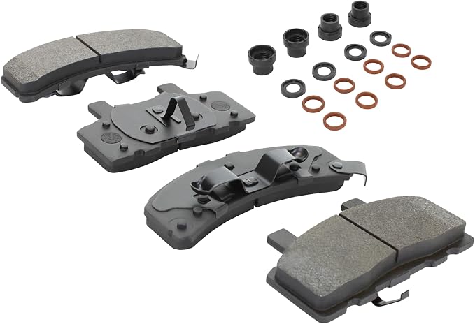 Premium Semi-Metallic Front Brake Pads Compatible - Image 2
