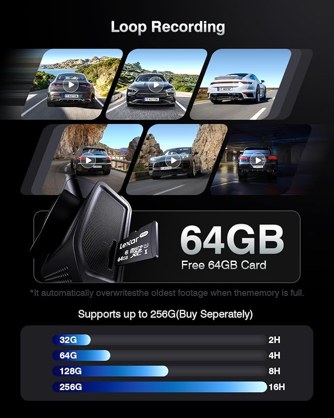 4K Dash Cam Front and Rear - Image 7