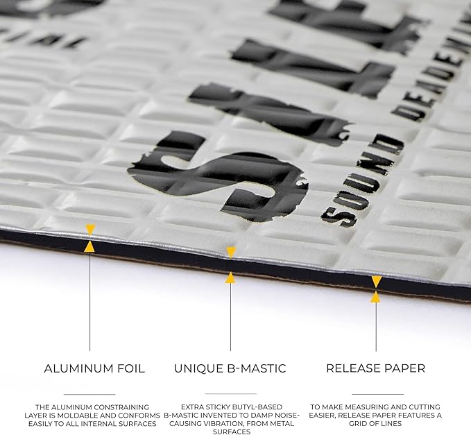 Siless 80 mil Car Sound Deadening mat - Image 2