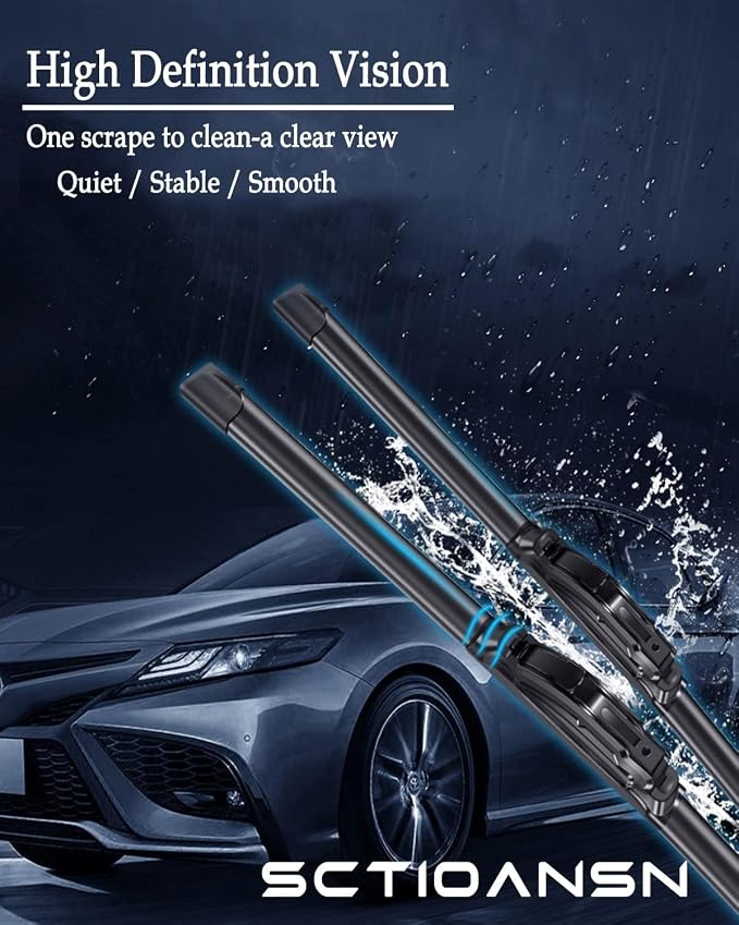 3Pcs Windshield Wipers for Chevrolet Chevy Trailblazer 2002-2006, Chevrolet - Image 6