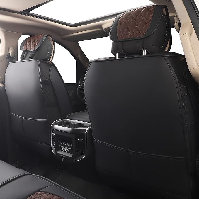 JOJOBAY Car Seat Covers for Dodge Ram Full Set, Fit Ram 2009-2025 - Image 2