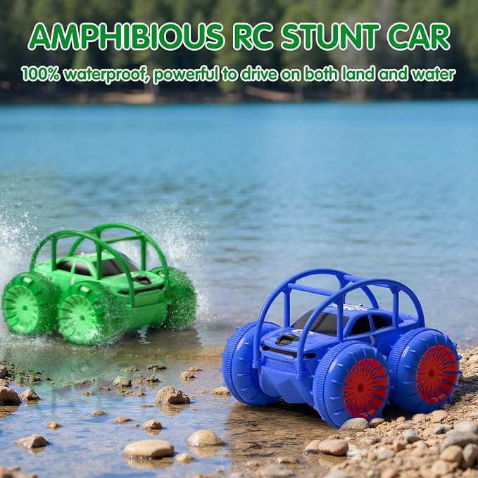 Remote Control Car, Fast Direct Charging RC Cars Amphibious Rechargeable Stunt - Image 4