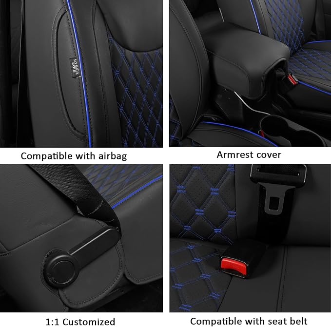 GIANT PANDA Customized Full Set Car Seat Covers - Image 5
