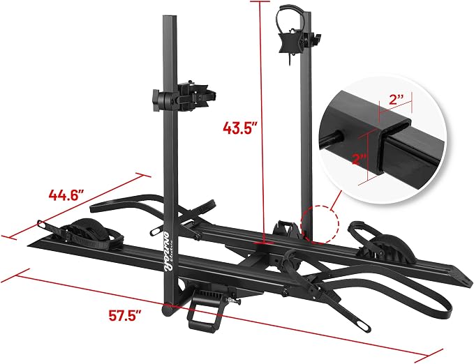 Young E-Bike Rack Hitch Mount Platform Style - Image 6