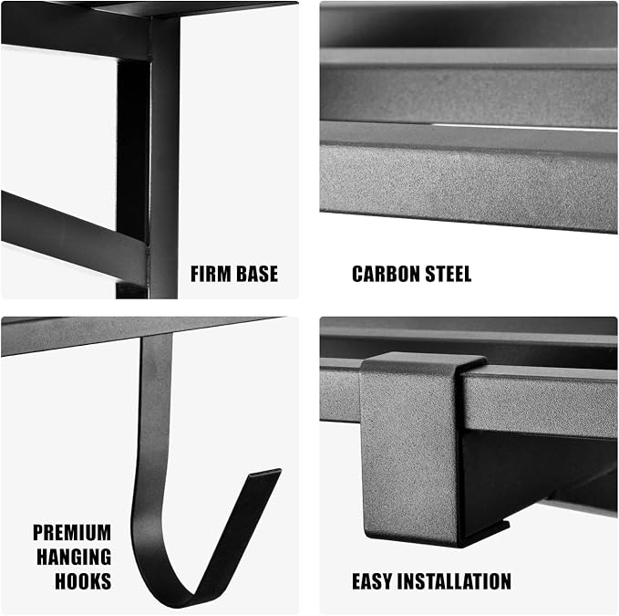 2 Pack Heavy Duty Garage Wall Shelving, Holds 200 lbs Each, Garage Shelving - Image 4