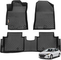 Binmotor- Floor Mats for Hyundai Elantra 2017-2020, Front & 2nd Row, TPE All by VisittheBinmotor