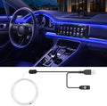 USB Car LED Lights, Interior Car Lights Strip 7 Colors Ambient Lighting by SAMGCHI