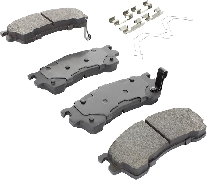Premium Semi-Metallic Front Brake Pads Replacement - Image 2