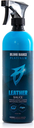 Bling Sauce Platinum: Leather Sauce, 2 in 1 Cleaner and Conditioner by BlingSauce